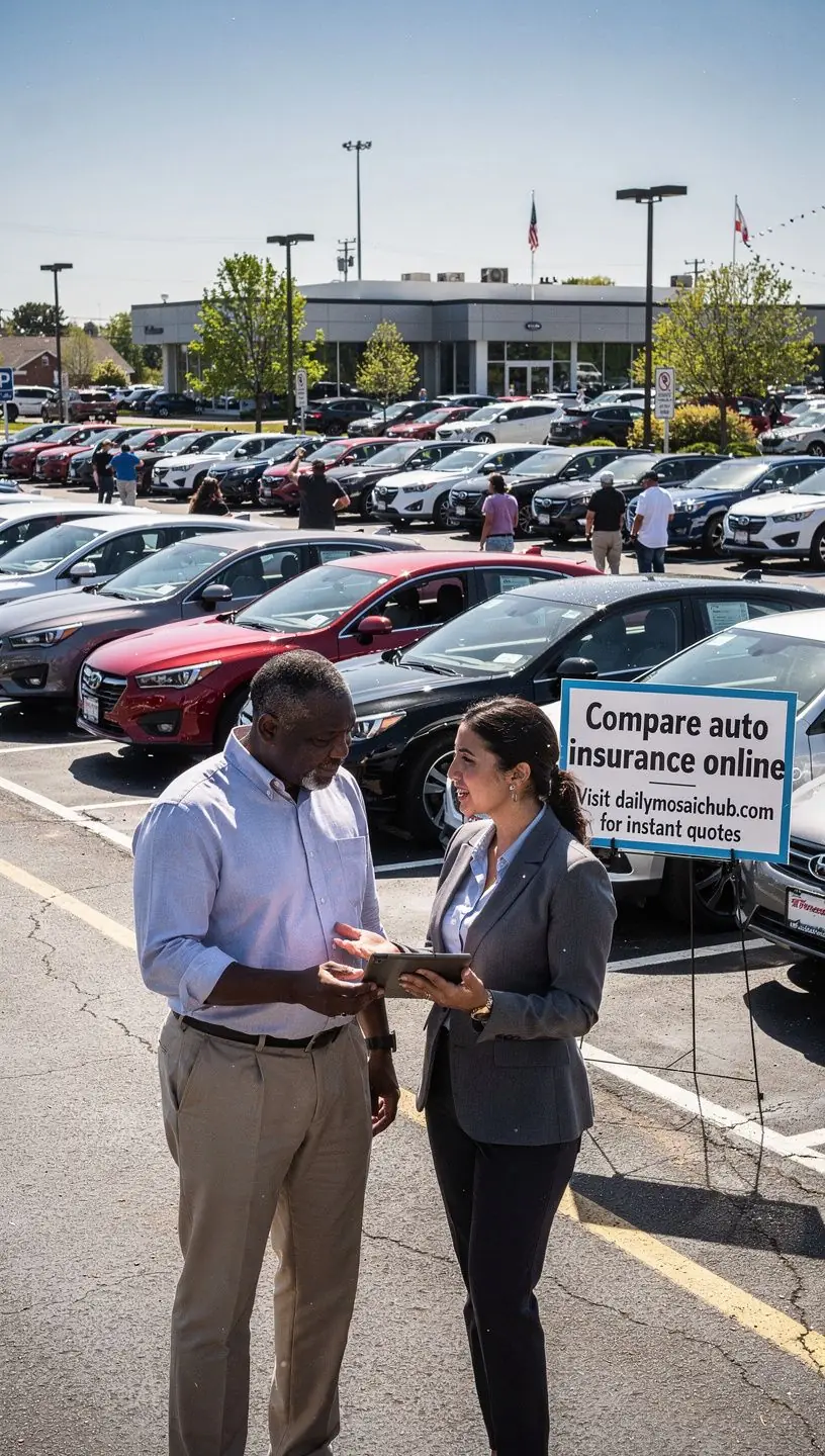 Zdalne porównanie ofert ubezpieczeń samochodowych na komputerze.